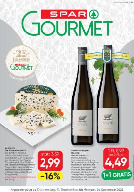 Titelbild des Prospekts von SPAR Gourmet