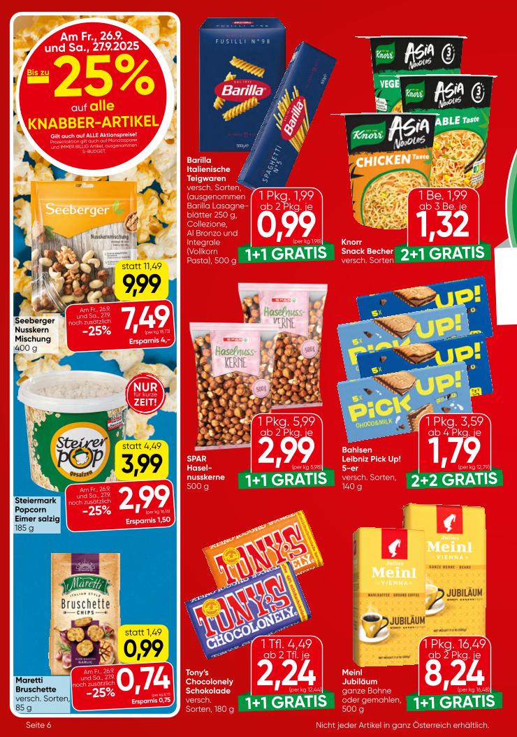 Prospekt von EUROSPAR