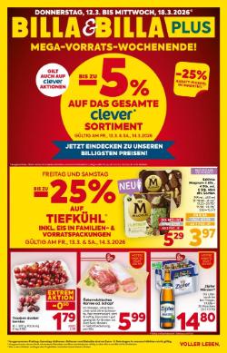 Titelbild des Prospekts von BILLA Salzburg