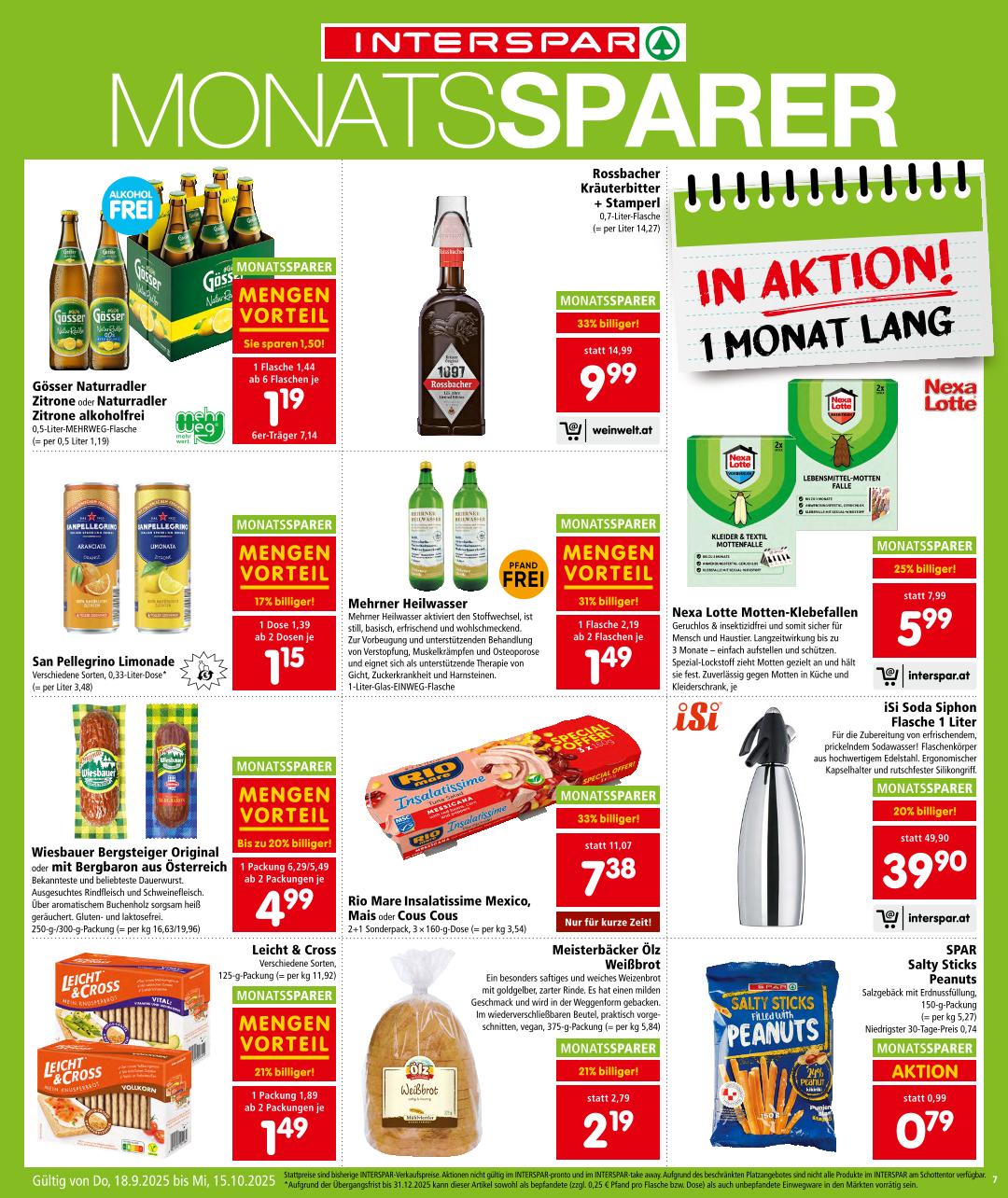 Prospekt von INTERSPAR