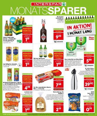 Titelbild des Prospekts von INTERSPAR KTN