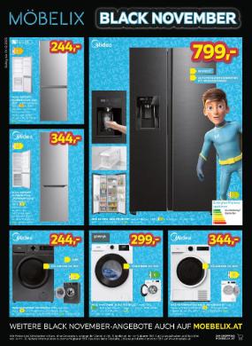 Titelbild des Prospekts von Möbelix Black Special