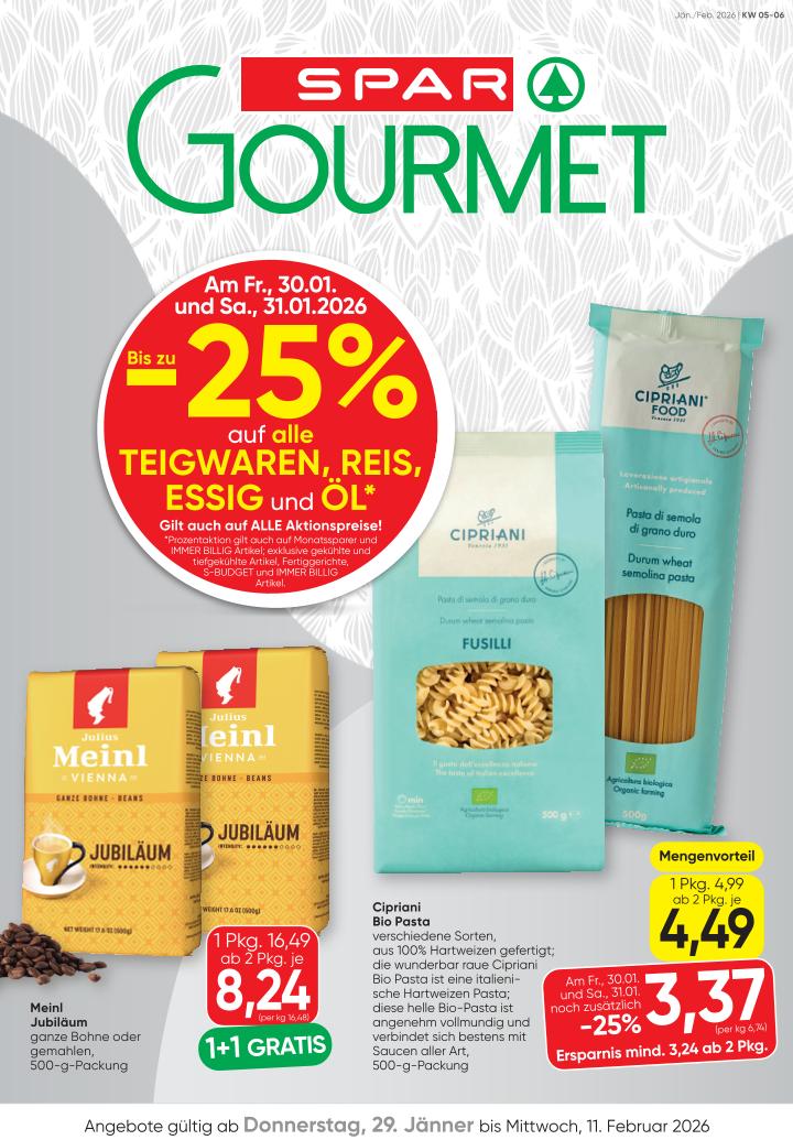 Prospekt von SPAR Gourmet