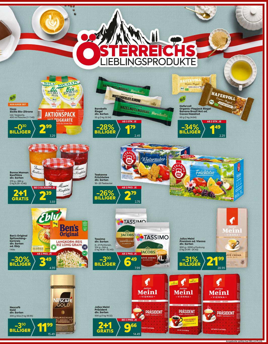 Prospekt von BILLA PLUS