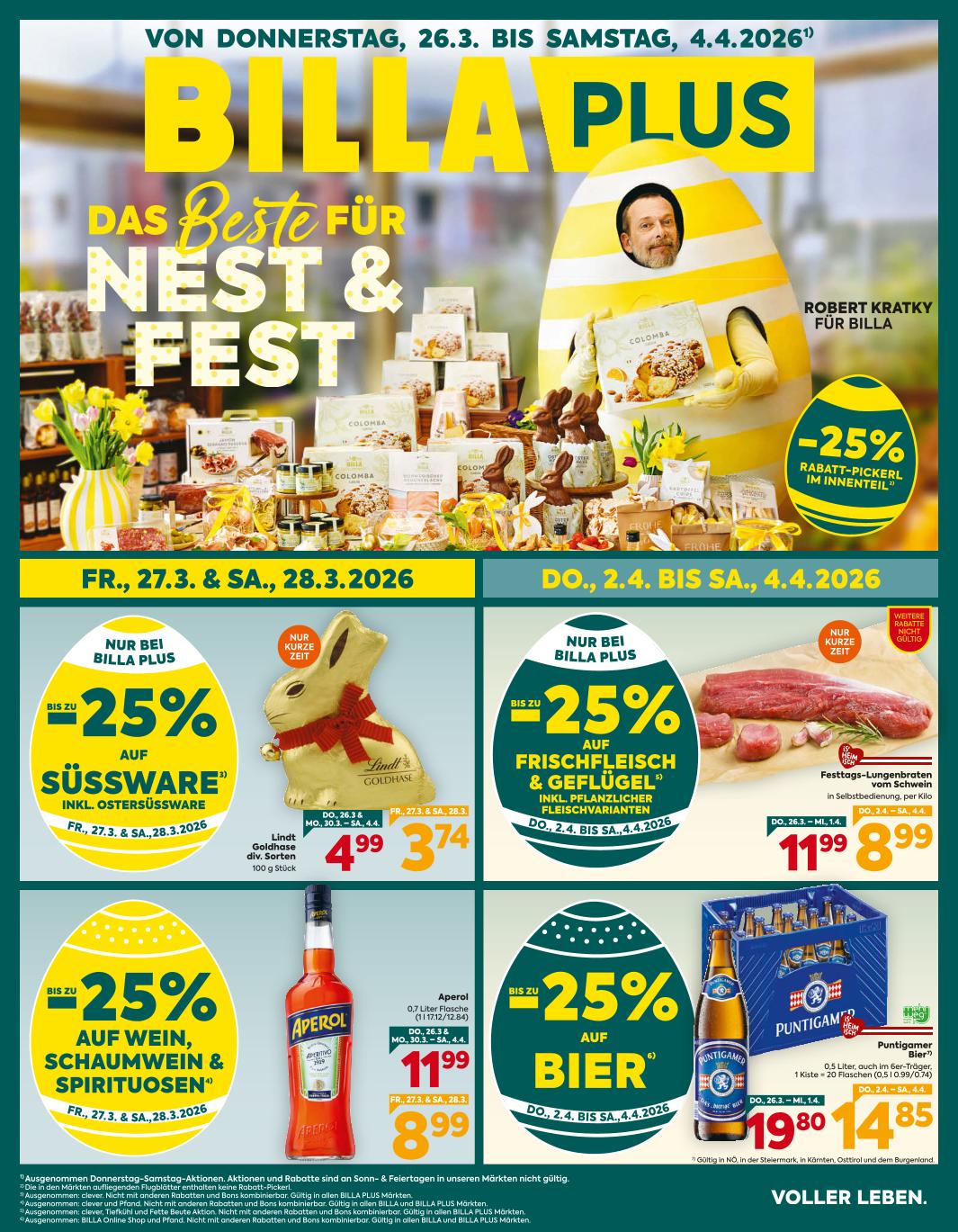 Prospekt von BILLA PLUS