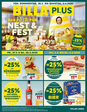 Titelbild des Prospekts von BILLA PLUS Burgenland