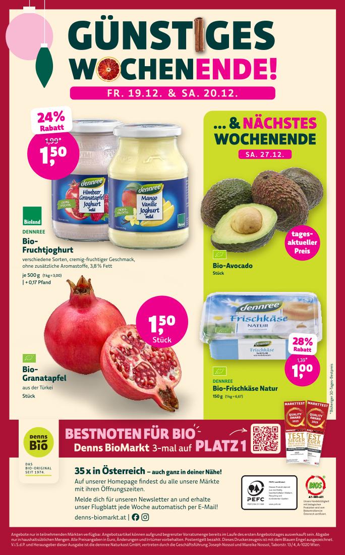 Prospekt von Denns BioMarkt