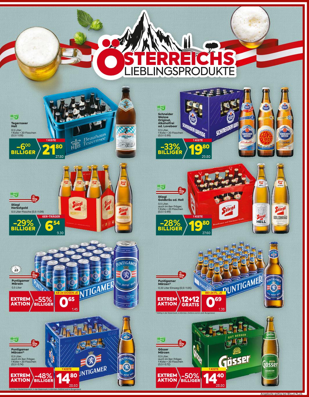 Prospekt von BILLA PLUS