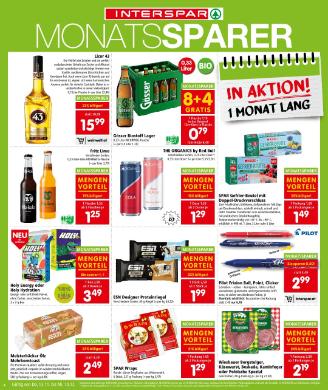 Titelbild des Prospekts von INTERSPAR VBG