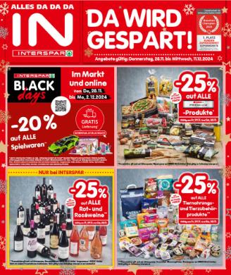 Titelbild des Prospekts von INTERSPAR VBG