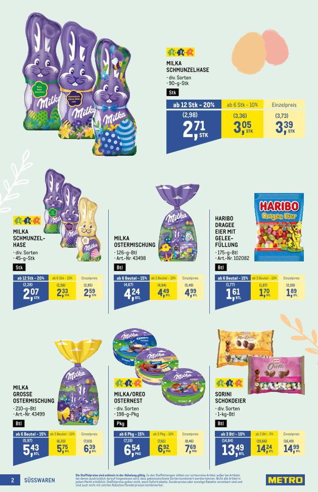 Prospekt von METRO