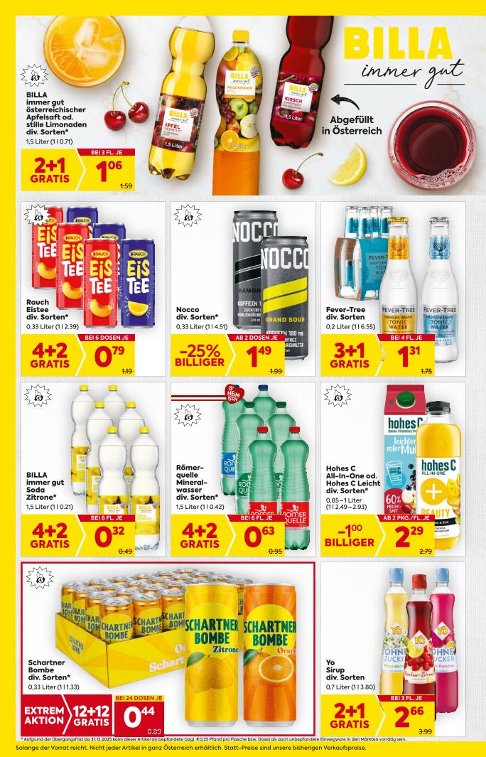 Prospekt von BILLA