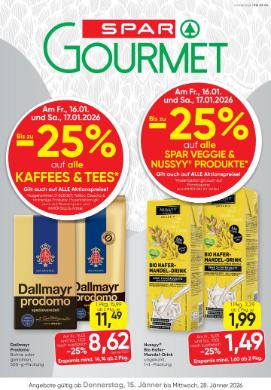 Titelbild des Prospekts von SPAR Gourmet