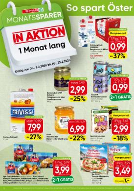 Titelbild des Prospekts von SPAR MOSP