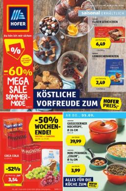 Titelbild des Prospekts von HOFER