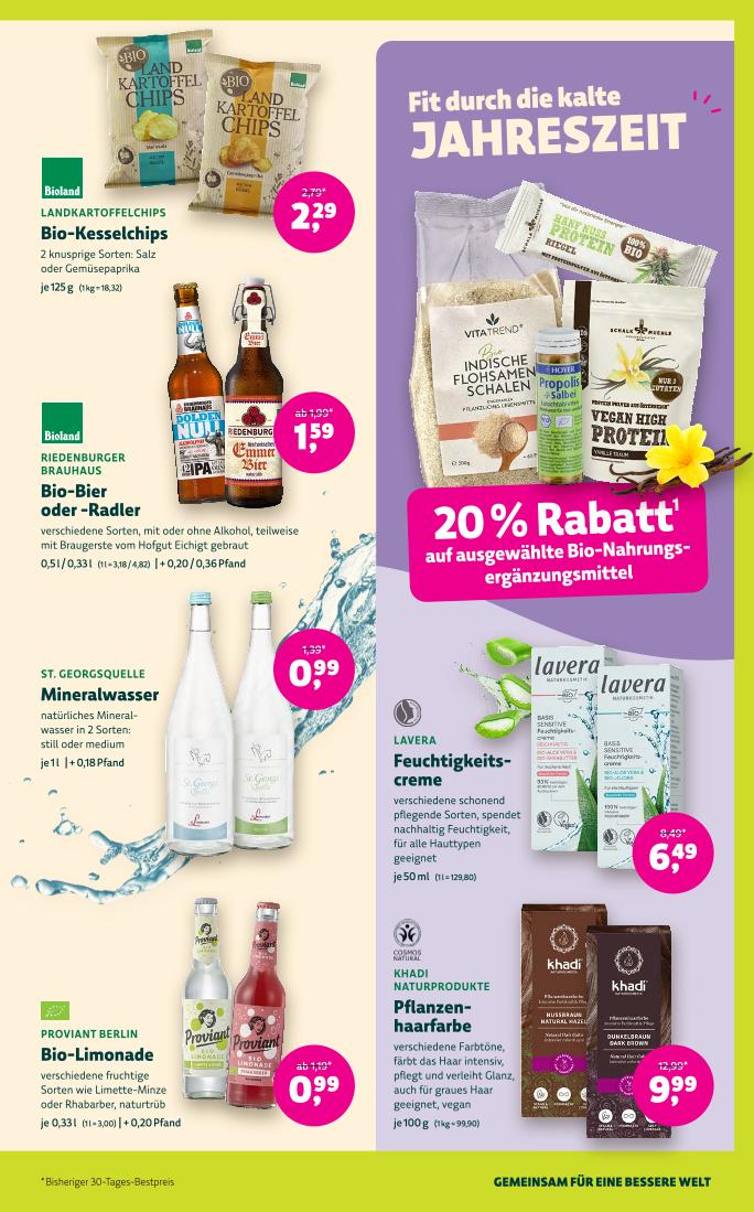 Prospekt von Denns BioMarkt