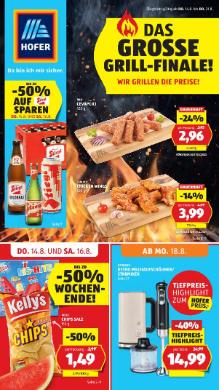 Titelbild des Prospekts von HOFER