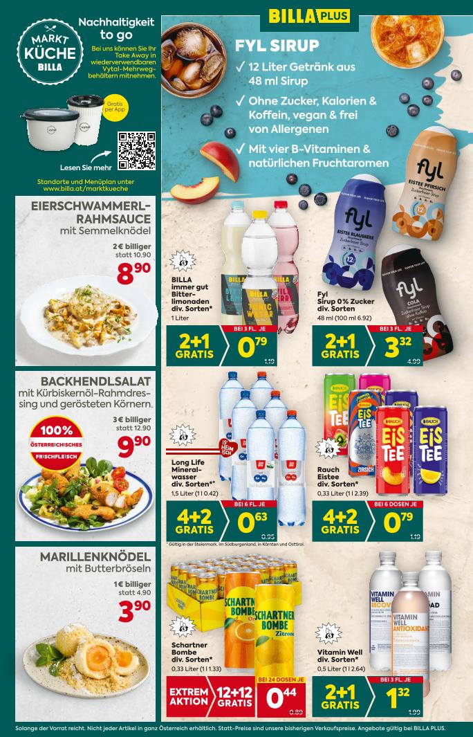 Prospekt von BILLA PLUS