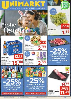 Titelbild des Prospekts von Unimarkt