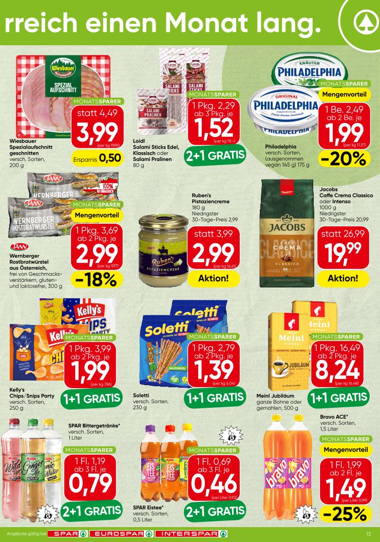 Prospekt von SPAR