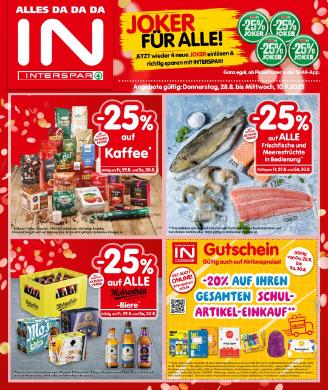 Titelbild des Prospekts von INTERSPAR VBG
