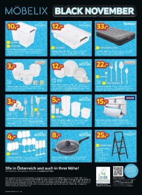 Titelbild des Prospekts von Möbelix Black Special