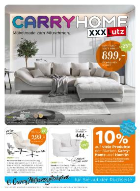 Titelbild des Prospekts von XXXLutz