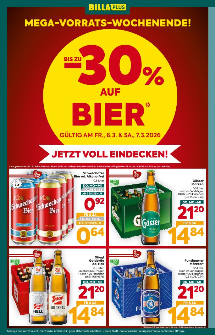 Prospekt von BILLA PLUS