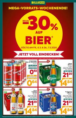 Titelbild des Prospekts von BILLA PLUS Niederösterreich