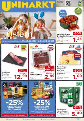 Titelbild des Prospekts von Unimarkt