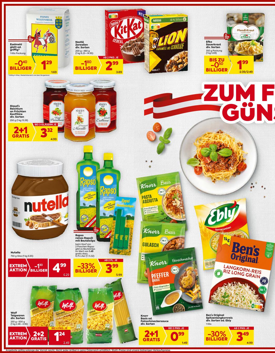 Prospekt von BILLA