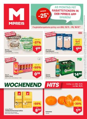 Titelbild des Prospekts von MPREIS Salzburg