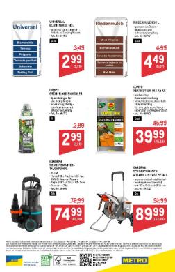 Titelbild des Prospekts von METRO GARTEN SPEZIAL