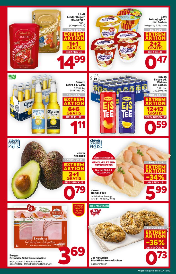 Prospekt von BILLA PLUS