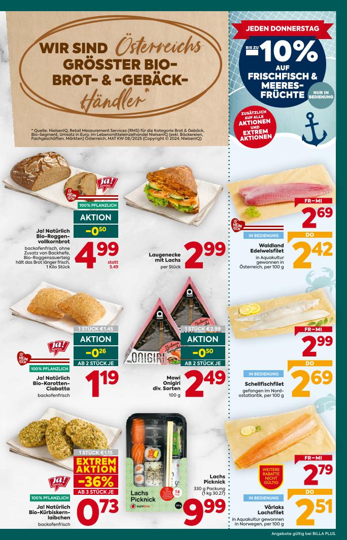 Prospekt von BILLA PLUS