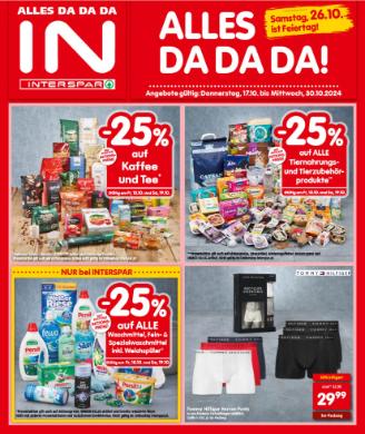 Titelbild des Prospekts von INTERSPAR VBG