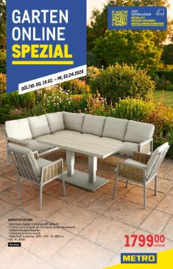 Titelbild des Prospekts von METRO GARTEN SPEZIAL