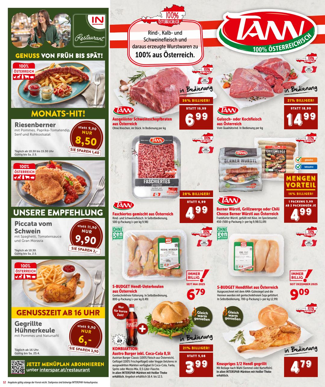 Prospekt von INTERSPAR