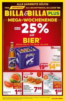 Titelbild des Prospekts von BILLA Niederösterreich