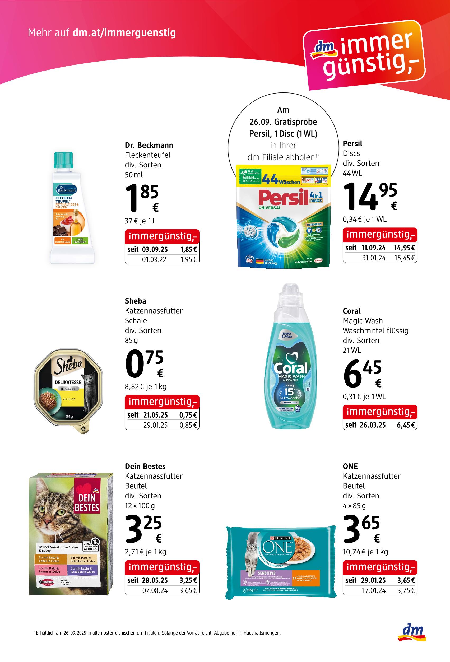 Prospekt von dm drogerie markt