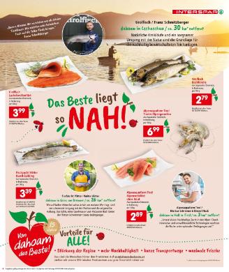 Titelbild des Prospekts von INTERSPAR TRL