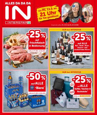 Titelbild des Prospekts von INTERSPAR STMK