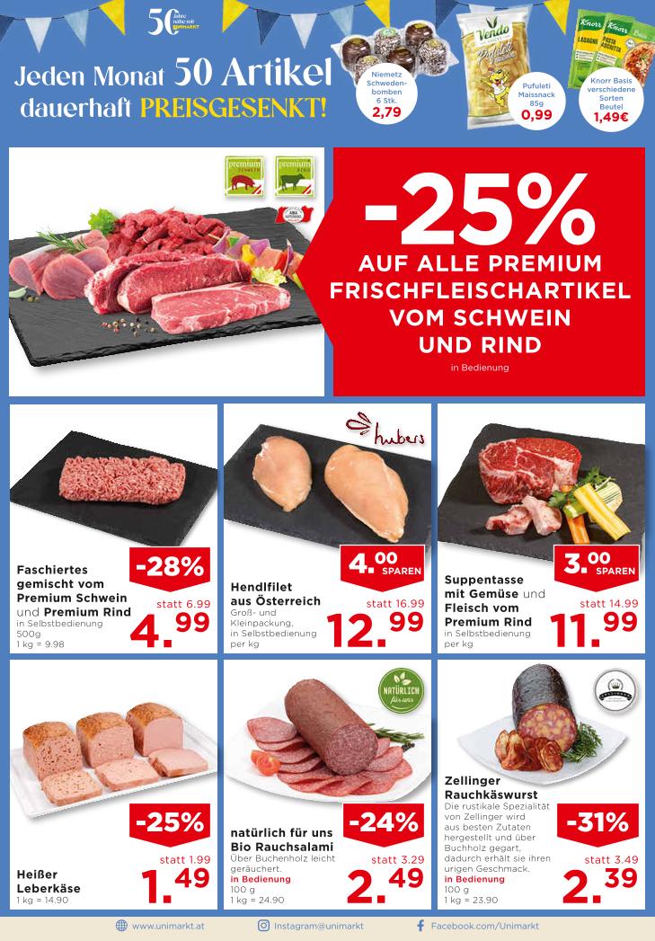 Prospekt von Unimarkt