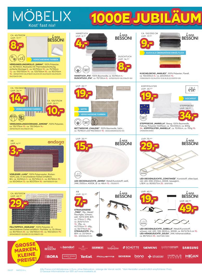 Prospekt von Möbelix