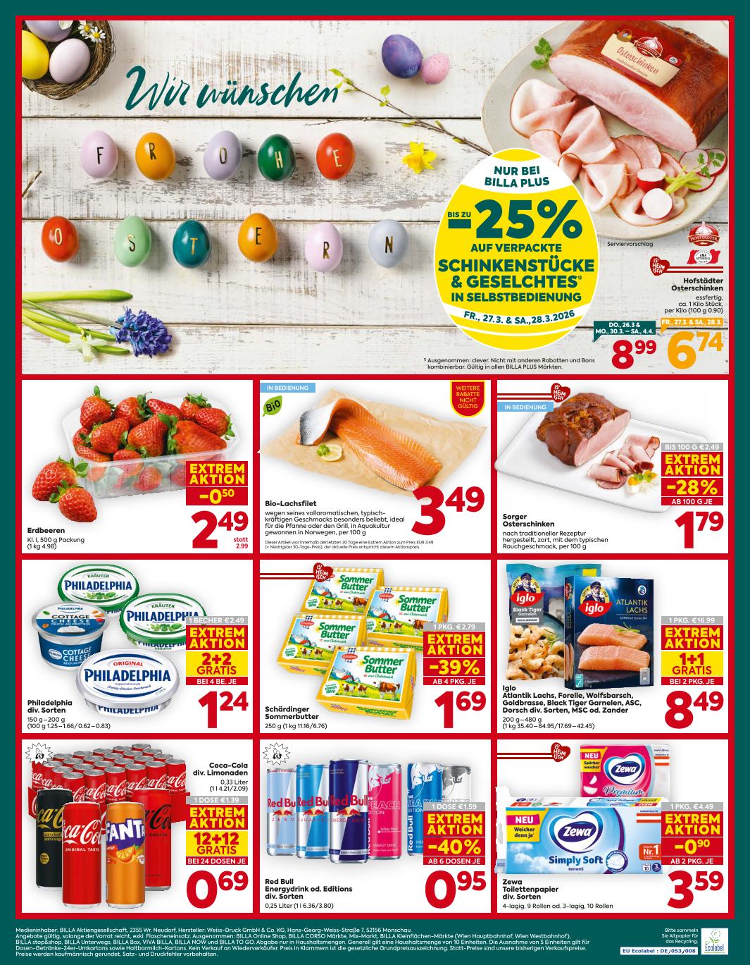 Prospekt von BILLA PLUS