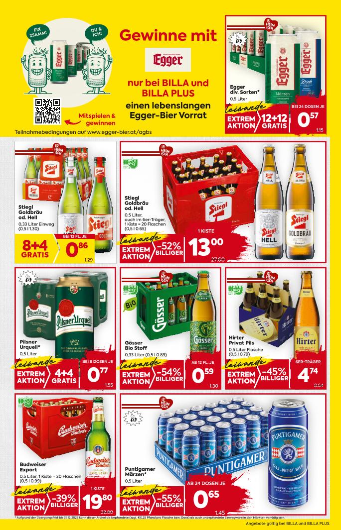 Prospekt von BILLA
