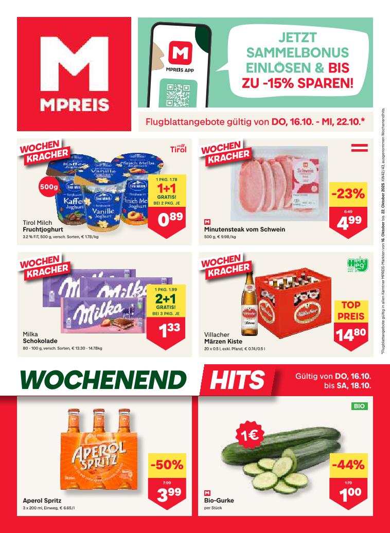 Prospekt von MPREIS