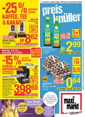 Titelbild des Prospekts von Maximarkt Wels / Ried / Vöcklabruck