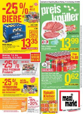 Titelbild des Prospekts von Maximarkt Ried