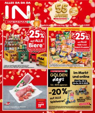 Titelbild des Prospekts von INTERSPAR VBG